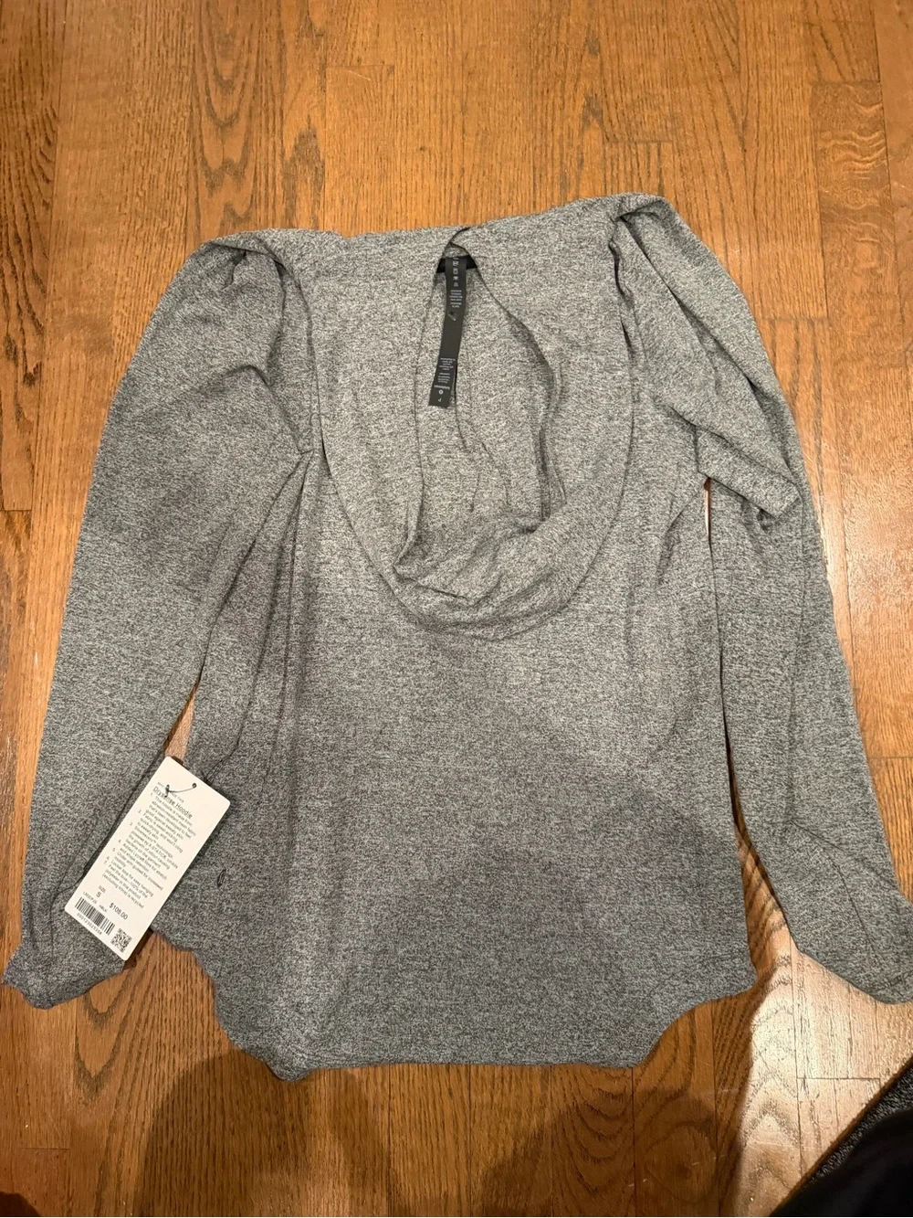 lululemon athletica Heather Gray Drysense Hoodie - Picture 3 of 3